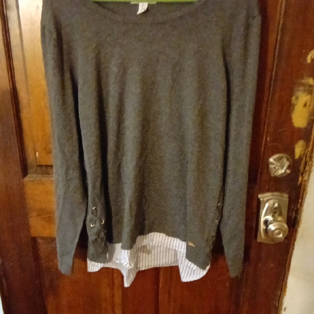 #56 Calvin Klein Collection Gray Sweater